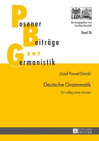 Abbildung von: Deutsche Grammatik - Peter Lang Verlag