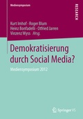Cover: Demokratisierung durch Social Media? - Springer VS