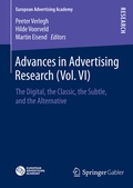 Cover: Advances in Advertising Research (Vol. VI) - Springer Gabler