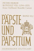 Cover: Bonifaz VIII. (1294-1303) - Hiersemann, A
