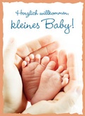 Cover: CD-Geschenk-Card Herzlich willkommen, kleines Baby! - Gerth Medien