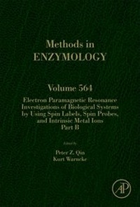 Abbildung von: Electron Paramagnetic Resonance Investigations of Biological Systems by Using Spin Labels, Spin Probes, and Intrinsic Metal Ions Part B: Volume 564 - Academic Press