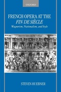 Cover: French Opera at the Fin de Siecle - Oxford University Press