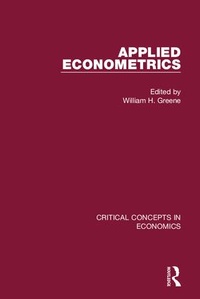 Enlarge image Cover: Applied Econometrics - Routledge