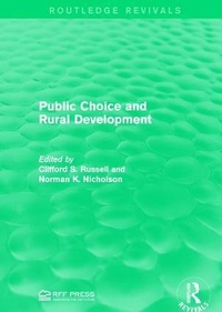 Enlarge image Cover: Public Choice and Rural Development - Routledge