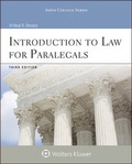Cover: Introduction to Law for Paralegals - Aspen Publishers Inc.,U.S.