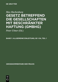 Abbildung von: Allgemeine Einleitung; §§ 1-34 - De Gruyter