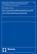 Cover: Das Gesellschafterdarlehensrecht im Unternehmensverbund - Nomos