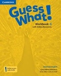 Cover: Guess What! American English Level 4 Workbook with Online Resources - Cambridge University Press