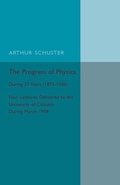 Cover: The Progress of Physics - Cambridge University Press