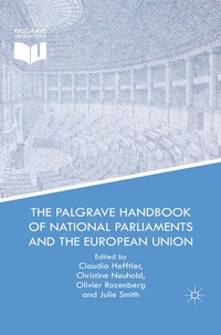 Abbildung von: The Palgrave Handbook of National Parliaments and the European Union - Palgrave Macmillan
