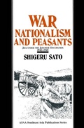 Cover: War, Nationalism and Peasants: Java Under the Japanese Occupation, 1942-45 - Routledge