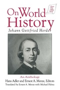 Cover: Johann Gottfried Herder on World History: An Anthology - Routledge