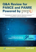 Cover: Q&A Review for PANCE and PANRE Powered by PrepU - Lippincott Williams and Wilkins