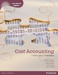 Abbildung von: Cost Accounting - Pearson Education Limited