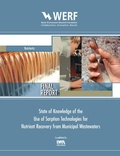 Cover: State of Knowledge of the Use of Sorption Technologies for Nutrient Recovery from Municipal Wastewaters Nutrients - IWA Publishing