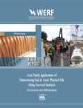 Cover: Case Study Application of Determining End of Asset Physical Life Using Survival Analysis - IWA Publishing