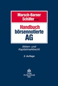 Cover: Handbuch Boersennotierte AG - Otto Schmidt Verlag