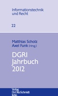 Cover: Dgri Jahrbuch 2012 - Otto Schmidt Verlag