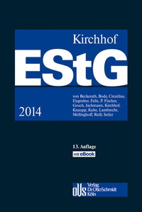 Abbildung von: Einkommensteuergesetz - Otto Schmidt Verlag