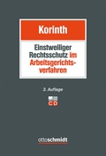 Cover: Einstweiliger Rechtsschutz Im Arbeitsgerichtsverfahren - Otto Schmidt Verlag