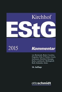 Abbildung von: Einkommensteuergesetz - Otto Schmidt Verlag