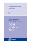 Cover: Dgri Jahrbuch 2013 - Otto Schmidt Verlag