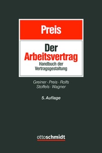 Abbildung von: Der Arbeitsvertrag - Otto Schmidt Verlag