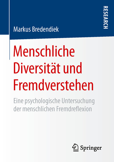 Abbildung von: Menschliche Diversität und Fremdverstehen - Springer