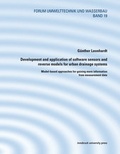 Cover: Development and application of software sensors and reverse models for urban drainage systems - innsbruck university press