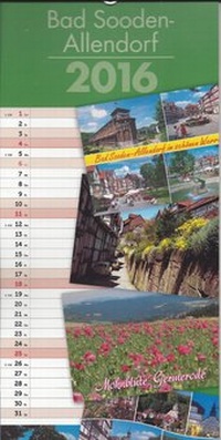 Abbildung von: Kalender Bad Sooden-Allendorf 2016 - Frühauf, Buchhandlung, Inh. Wolfgang Frühauf e.K.