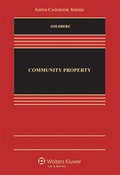 Cover: Community Property - Aspen Publishers Inc.,U.S.