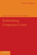 Cover: Rethinking Corporate Crime - Cambridge University Press