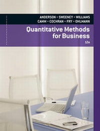Enlarge image Cover: Quantitative Methods for Business - South Western Educational Publishing