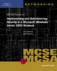Abbildung von: 70-299 MCSE Guide to Implementing and Administering Security in a Microsoft Windows Server 2003 Network - Delmar Cengage Learning
