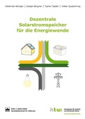 Cover: Dezentrale Solarstromspeicher f&uuml;r die Energiewende - Berliner Wissenschafts-Verlag
