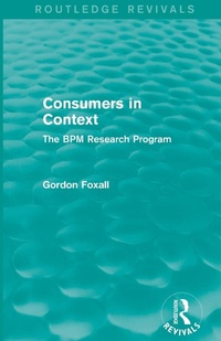 Enlarge image Cover: Consumers in Context - Routledge