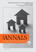 Cover: The Annals of the American Academy of Political and Social Science - SAGE Publications Inc