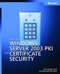 Cover: Microsoft Windows Server 2003 PKI and Certificate Security - Microsoft Press