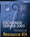 Cover: Microsoft Exchange Server 2003 Resource Kit - Microsoft Press