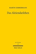 Abbildung von: Das Aktiendarlehen - Mohr Siebeck