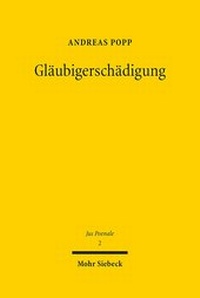 Abbildung von: Glaeubigerschaedigung - Mohr Siebeck