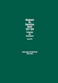 Abbildung von: Ergänzungen und Nachträge (1934-1942) - Peter Lang Verlag