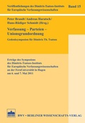 Cover: Verfassung - Parteien - Unionsgrundordnung - Berliner Wissenschafts-Verlag