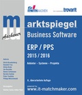 Cover: Marktspiegel Business Software ERP/PPS 2015/2016 - TROVARIT