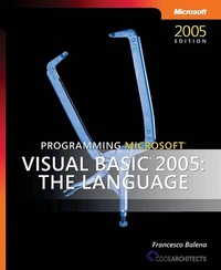 Abbildung von: Programming Microsoft Visual Basic 2005 - Microsoft Press