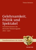 Cover: Gelehrsamkeit, Politik und Spektakel - De Gruyter