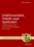 Cover: Gelehrsamkeit, Politik und Spektakel - De Gruyter