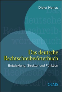 Abbildung von: Das deutsche Rechtschreibwörterbuch - Georg Olms Verlag