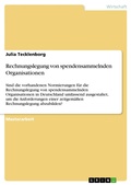 Cover: Rechnungslegung von spendensammelnden Organisationen - GRIN Verlag